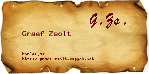 Graef Zsolt névjegykártya