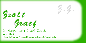 zsolt graef business card